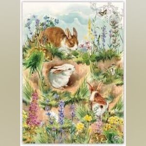 Bunny Hollow Garden Kitchen Towel